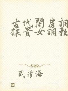 古代闺房调教h揉贵女调教记