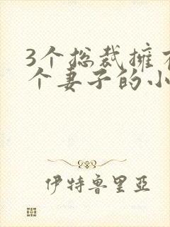 3个总裁拥有一个妻子的小说