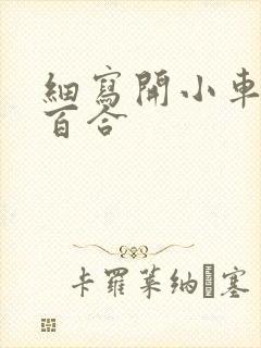 细写开小车车的百合