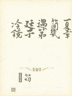 冷廷遇简夏对着镜子第几章封面