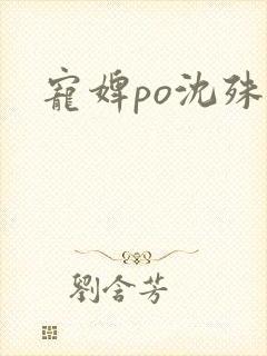 宠婢po沈殊辞封面