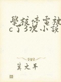 学校停电被同桌c了3次小说封面