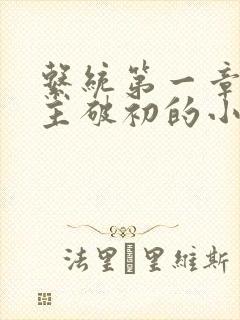 系统第一章给宿主破初的小说