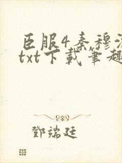 臣服4秦穆沈流txt下载笔趣阁封面