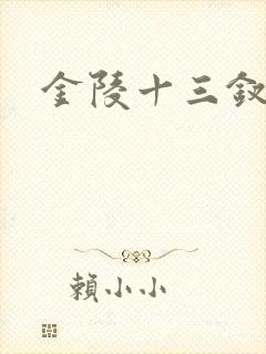 金陵十三钗原著封面