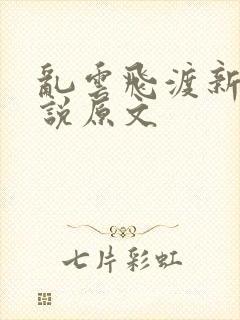 乱云飞渡新编小说原文封面