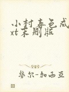 小村春色成刚txt末删版封面