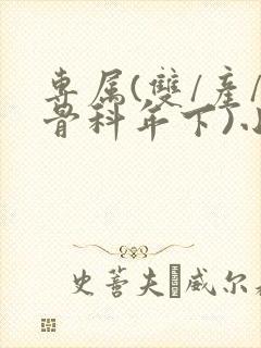 专属(双/产/骨科年下)小说封面