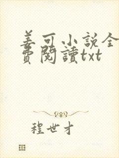 姜可小说全文免费阅读txt封面