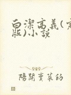 白洁高义(完整版)小说