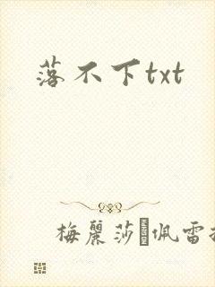 落不下txt