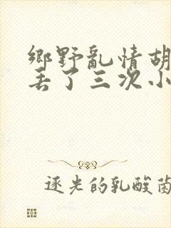 乡野乱情胡秀英丢了三次小说