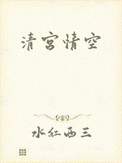 清宫情空封面