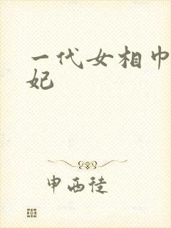 一代女相巾帼王妃封面