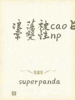 浪荡被cao日常双性np