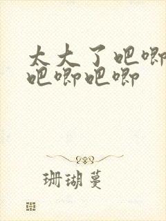 太大了吧唧吧唧吧唧吧唧封面