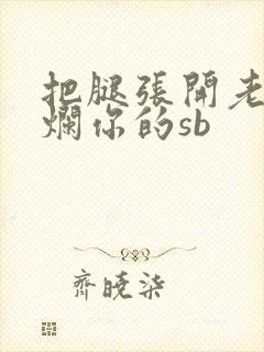 把腿张开老子臊烂你的sb封面