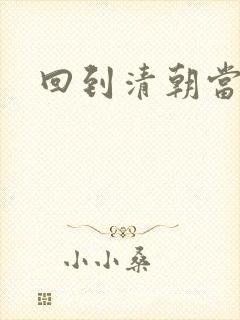 回到清朝当王爷