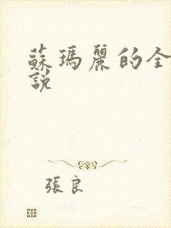 苏玛丽的全部小说