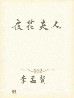 夜花夫人封面