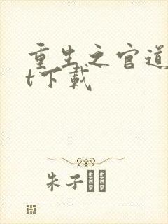 重生之官道txt下载