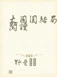 大团圆结局全文阅读
