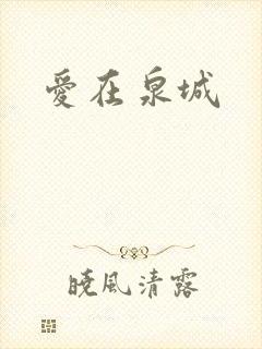 爱在泉城