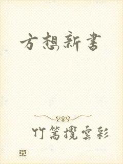 方想新书封面