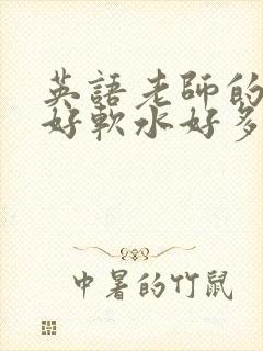 英语老师的兔子好软水好多封面
