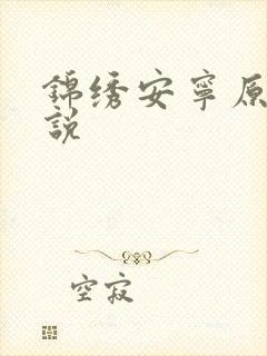 锦绣安宁原著小说