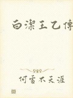 白洁王乙传说