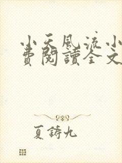 小天风流小说免费阅读全文最新章节