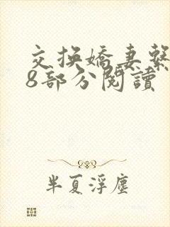 交换娇妻系列48部分阅读