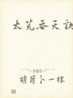 太荒吞天诀封面