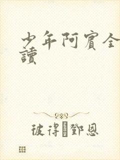 少年阿宾全集阅读