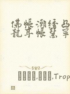 佛帐潮绣凸浮双龙耳帐慧宁法师