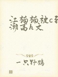 江楠楠被c到高潮高h文