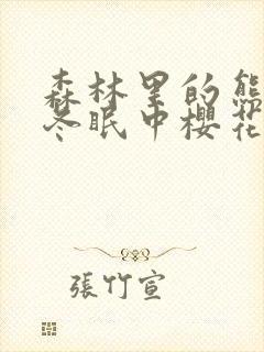 森林里的熊先生冬眠中樱花动漫