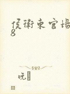 侯卫东官场笔记8