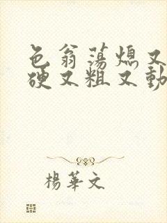 色翁荡熄又大又硬又粗又动态图