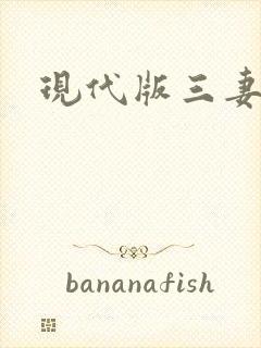 现代版三妻四妾