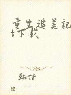 重生追美记txt下载