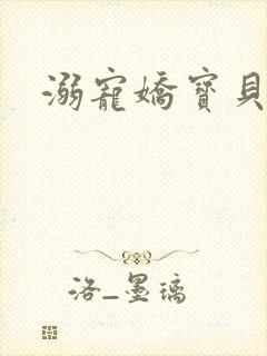 溺宠娇宝贝封面