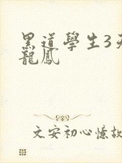 黑道学生3天门龙凤