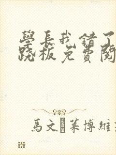 学长我错了 跷跷板免费阅读封面