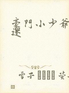 豪门小少爷是财迷