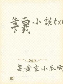 告白小说txt下载