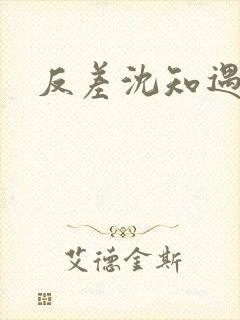 反差沈知遇晏应封面