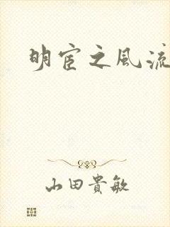 明宦之风流无边封面