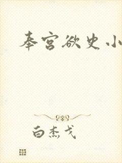 奉宫欲史小说封面